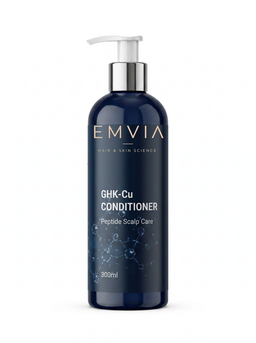 Emvia GHK-Cu Conditioner, navy bottle, silver pump