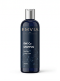 Emvia GHK-Cu Shampoo, navy bottle, silver pump
